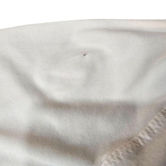 Nana Judy White Zipper Detail Short Sleeve Tee Large - Picture 7 of 8